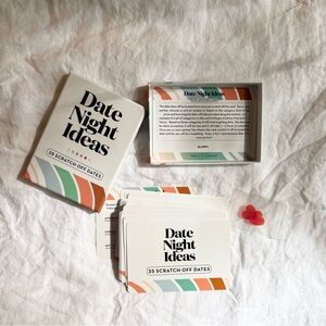 Date Night Ideas Scratch Off Cards